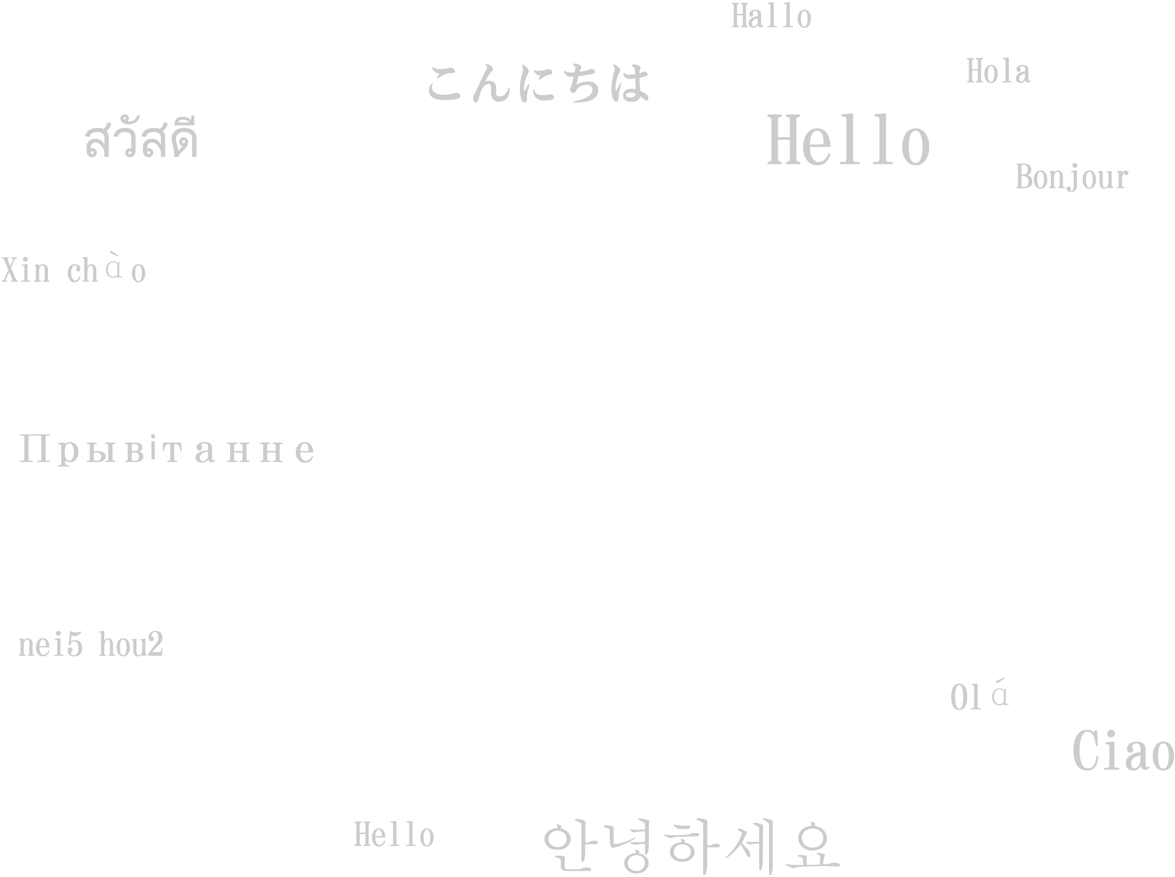 Hello 語言